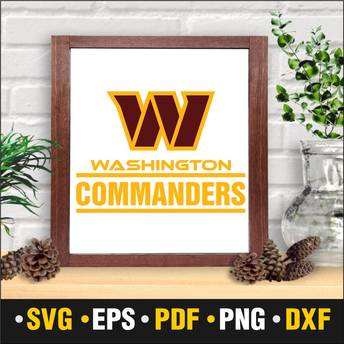 Washington Commanders Football Logo Pin