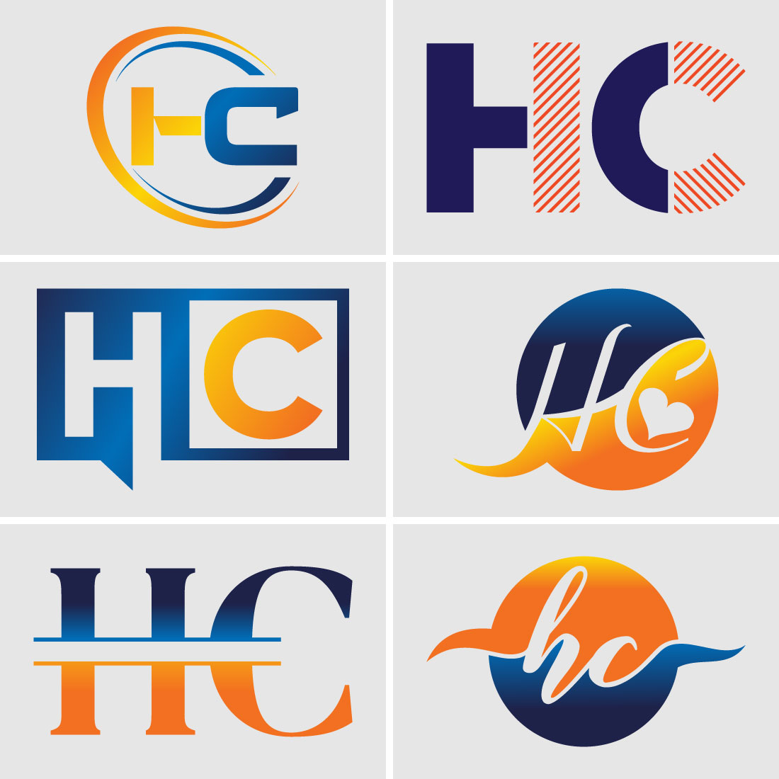 Initial Monogram Letter H C Logo Design Vector Template. HC Letter Logo  Design Royalty Free SVG, Cliparts, Vectors, and Stock Illustration. Image  150907463.