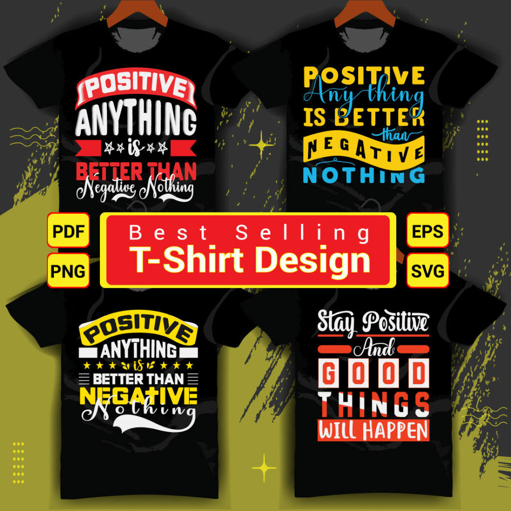 Best Selling Motivational Quote Typography T-Shirt Bundle Design ...