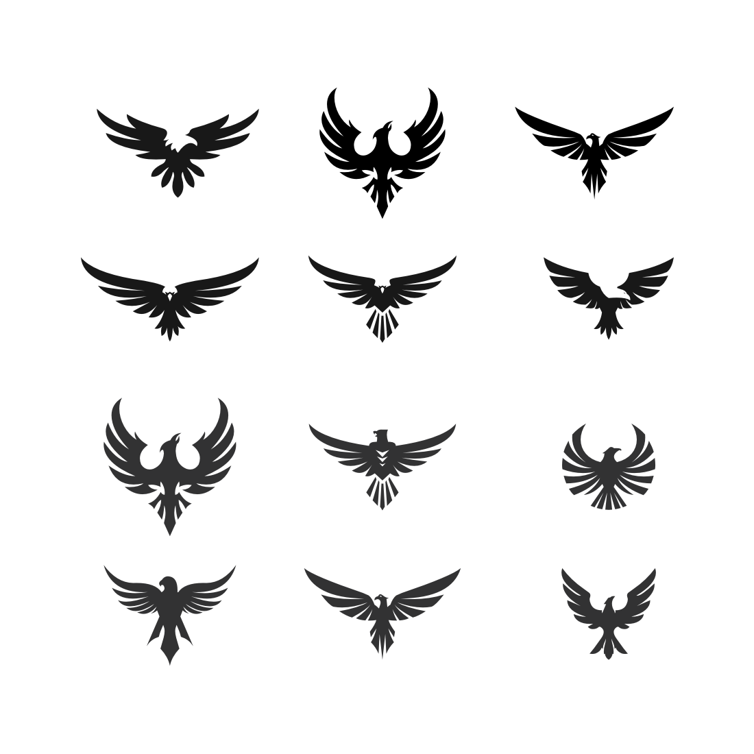 Set Of Eagle Logo Vector Animal Design main cover