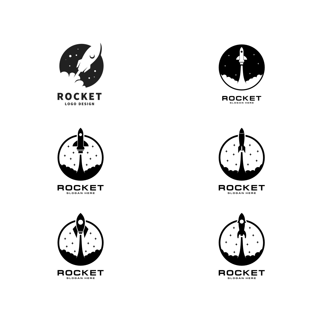 space rocket logo