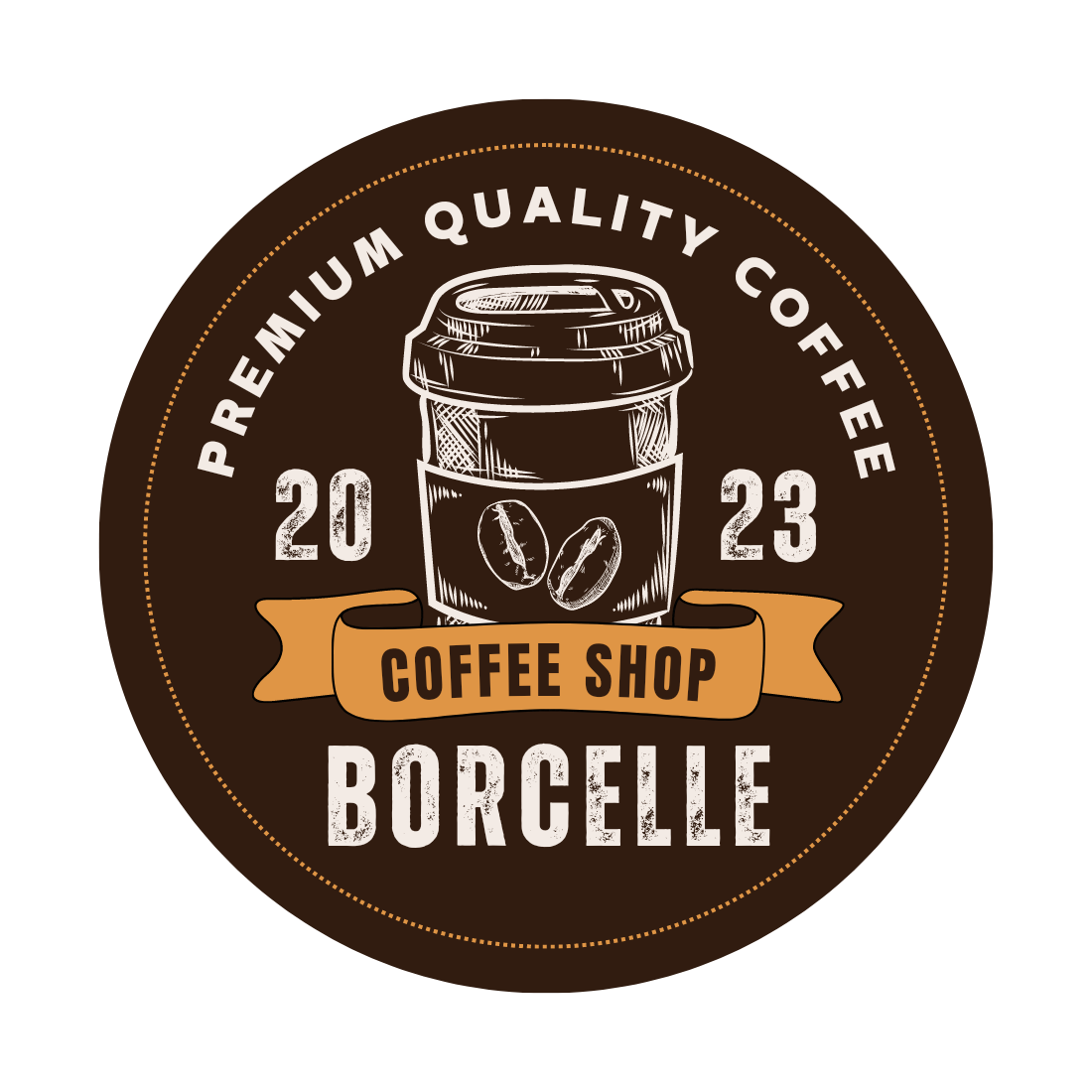 Premium Business Logo Designs Bundle coffee preview.
