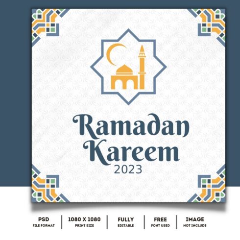 Ramadan Special Social Media Post Template main cover.