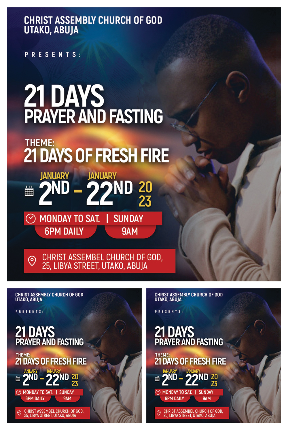 21 days prayer and fasting flyer 4 520