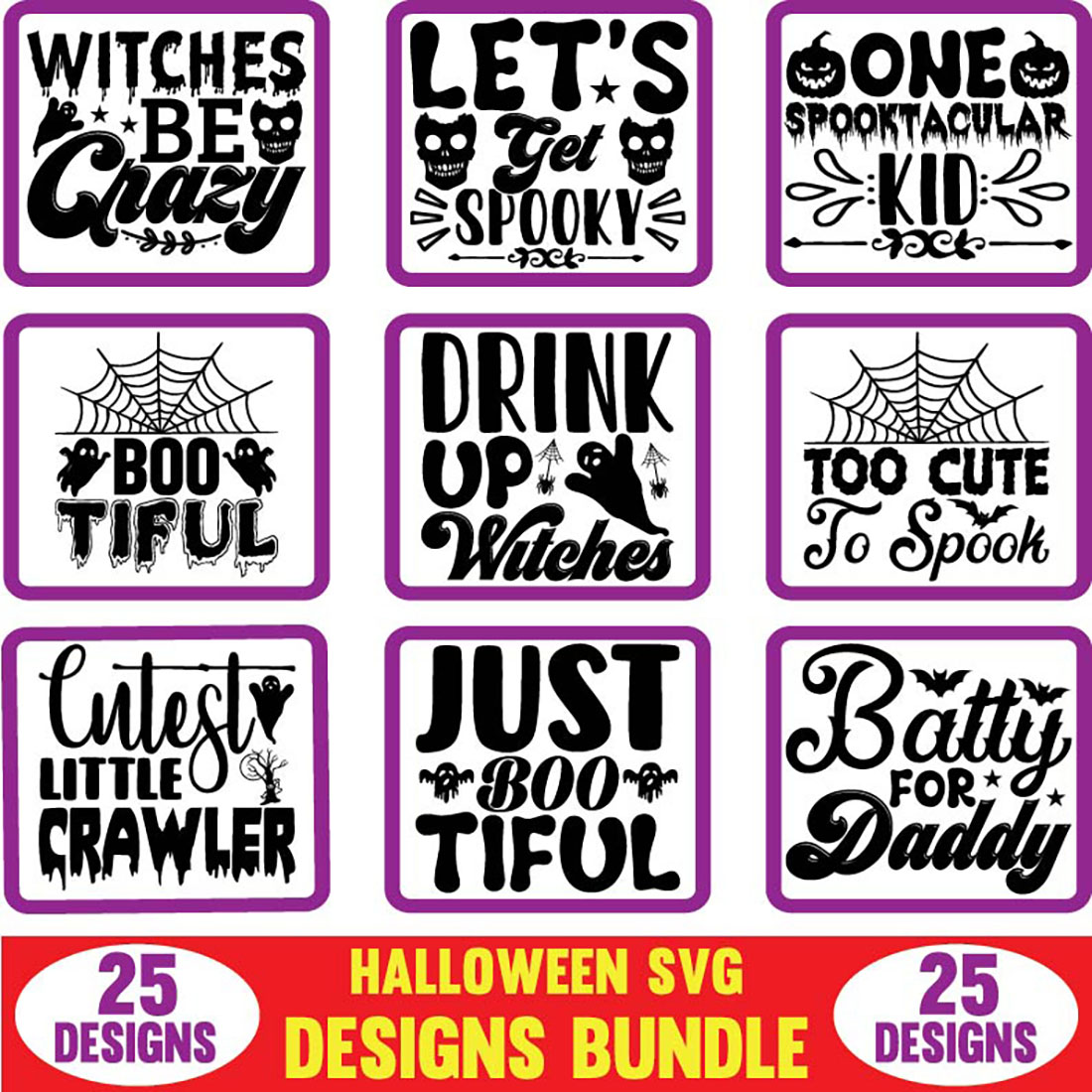 Halloween SVG Designs Bundle cover