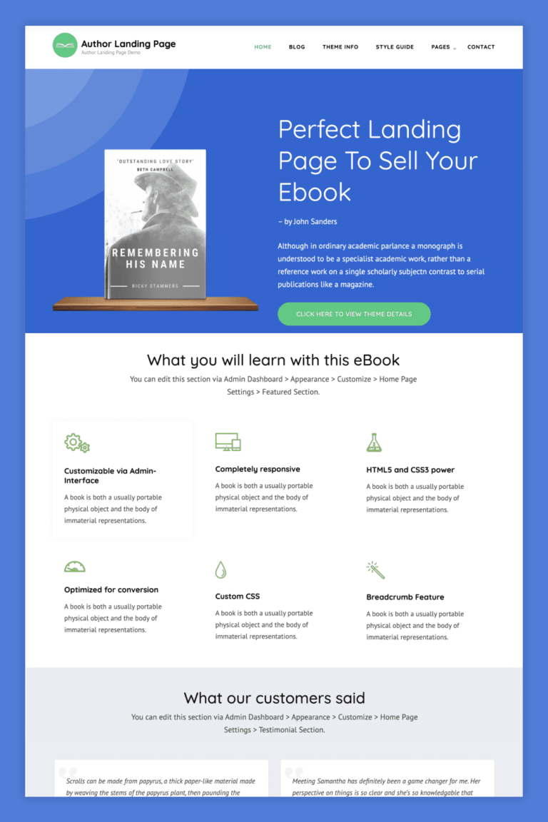 30  Best Free WordPress Landing Page Templates 2023