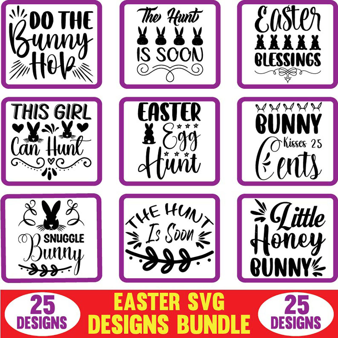 Easter SVG Designs Bundle cover