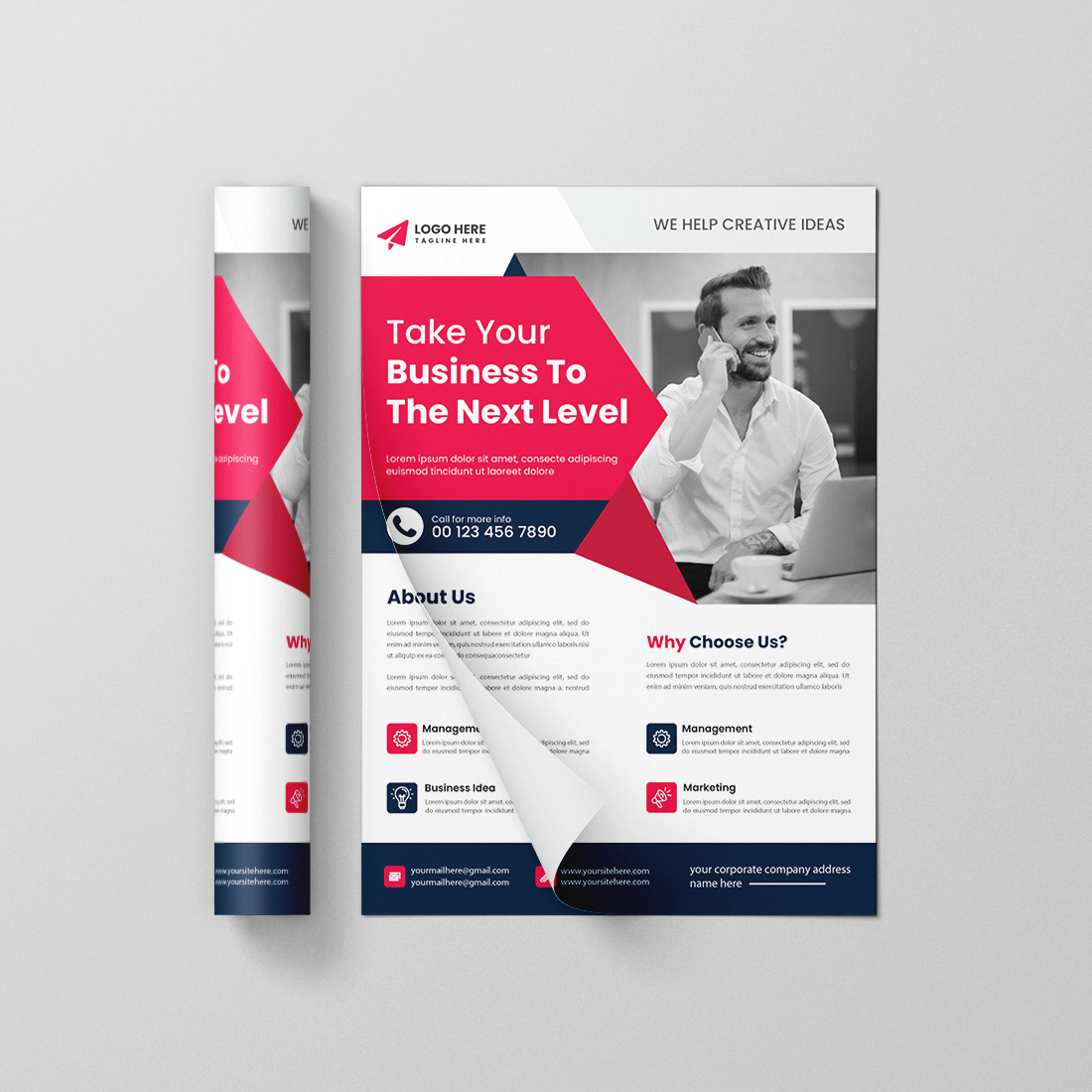 Corporate Business Flyer Template | MasterBundles