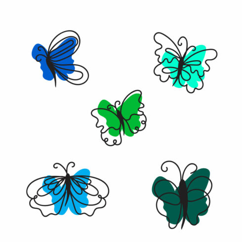 Butterfly Flat SVG Bundle preview.