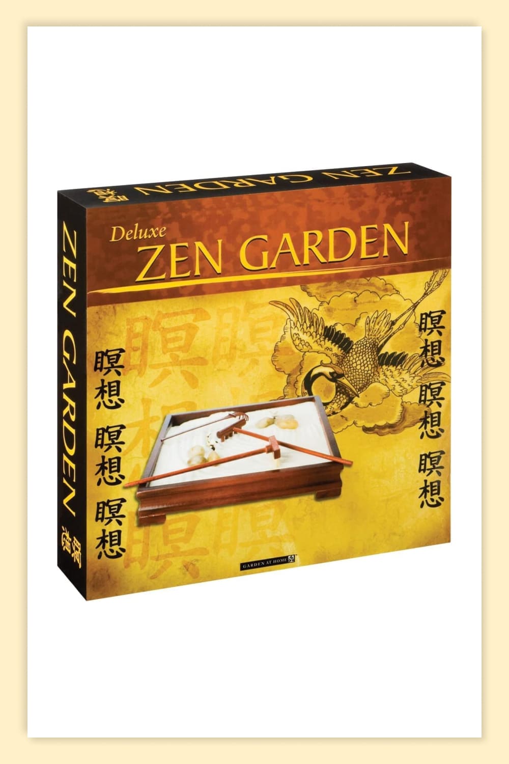 The box of the game Toysmith Deluxe Zen Garden.