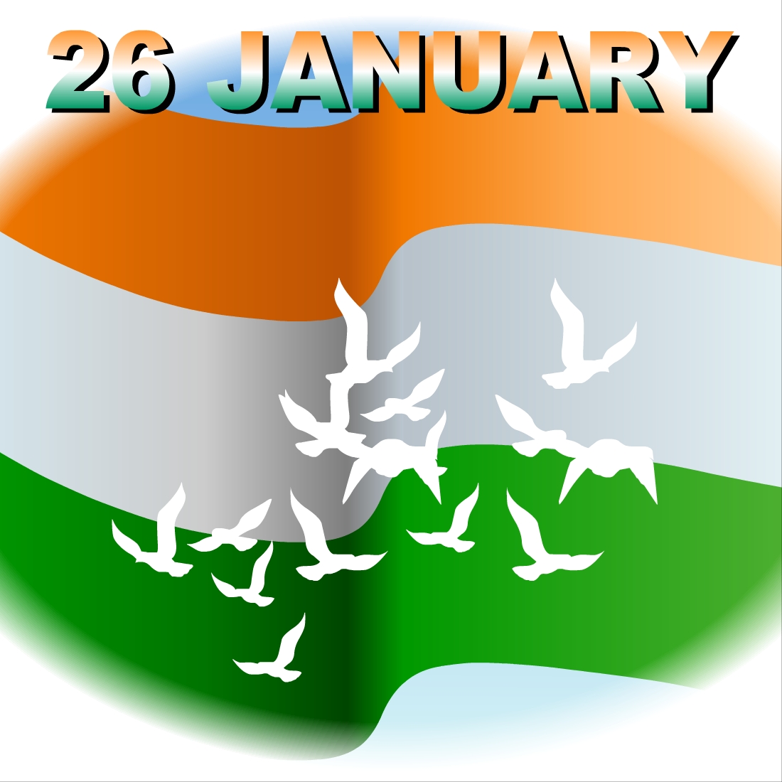 Wonderful image of the Indian flag