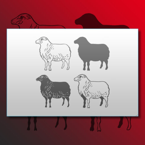 Domestic Animal Sheep Design Element Main Cover.