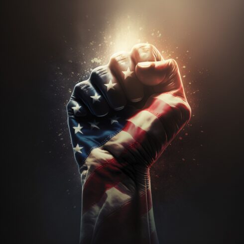 2guto black human fist with american flag with sunlight effect b53675f2 9f7d 4a24 8ac0 81b9e06e6621 upscayl 4x ultramix balanced 385