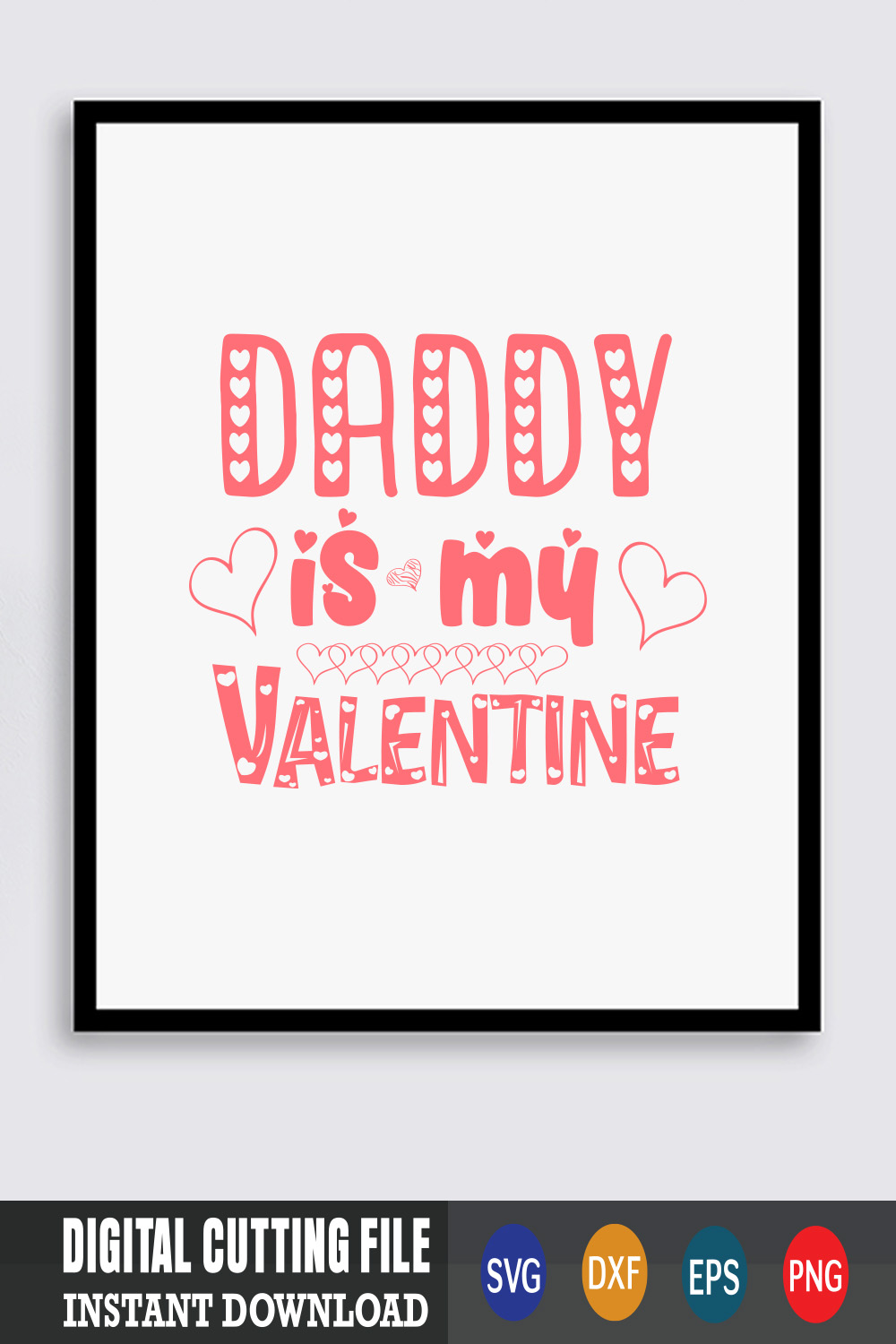 Daddy is My Valentine T-shirt Pinterest.