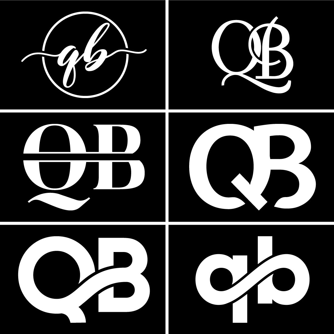 Initial Letter Q B Logo Design Vector Template. Graphic Alphabet Symbol For Corporate Business Identity cover image.