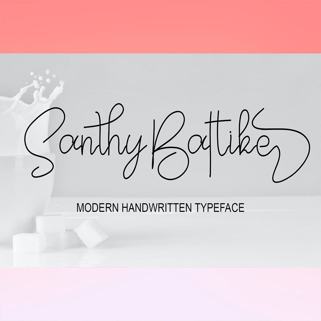 Putri Echty Signature Font example preview.