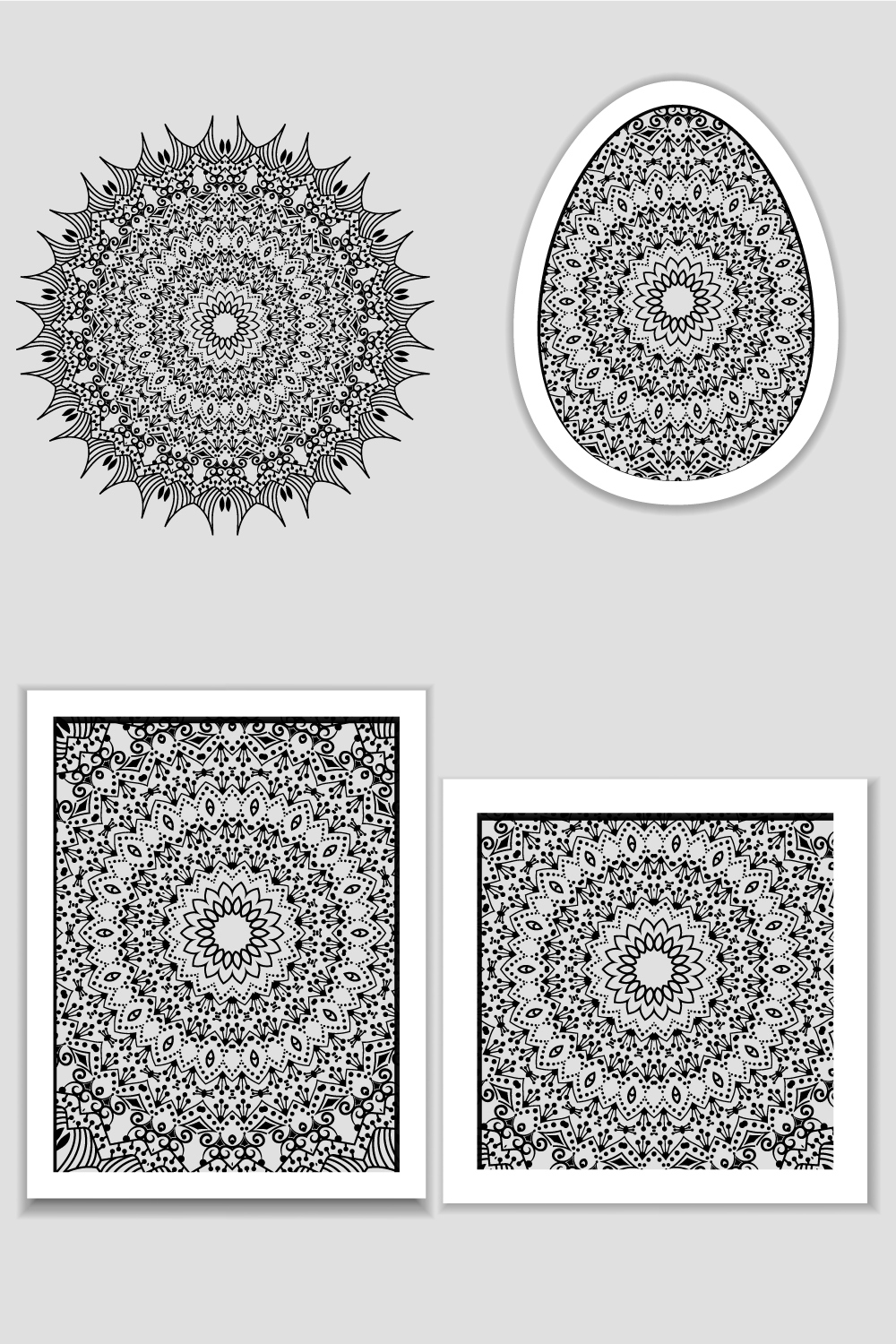 Luxury Mandala Background For Book Cover, Wedding Invitation, Or Other Project - Pinterest.