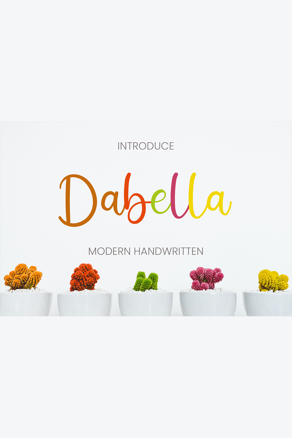 An image with text showing the fabulous Dabella font