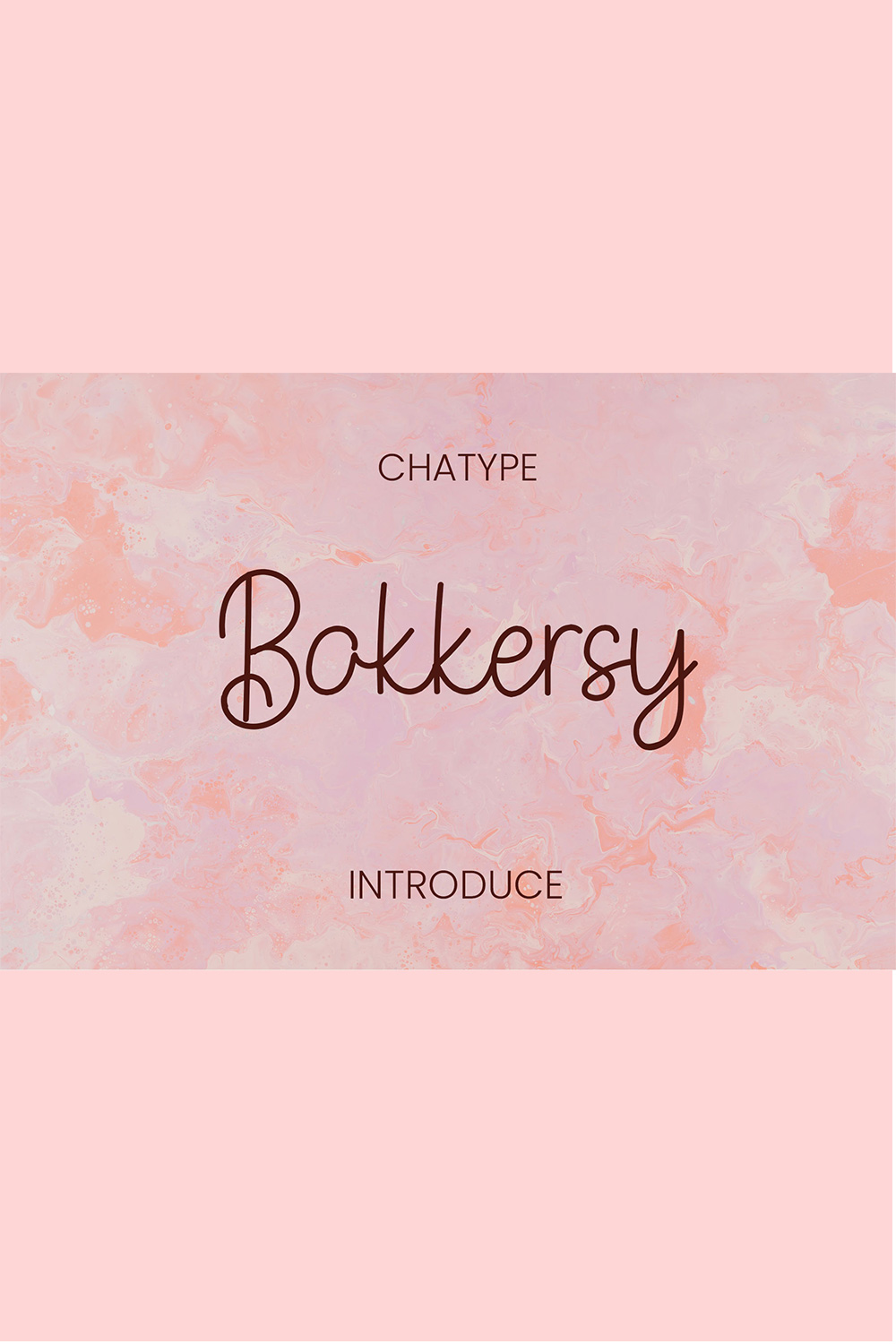An image with text showing off the fabulous Bokkersy font