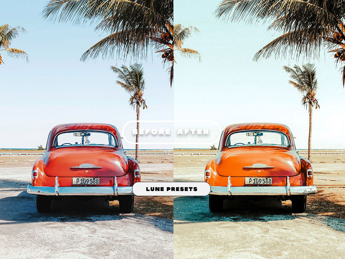 Beautiful Retro Presets Lightroom preview image.