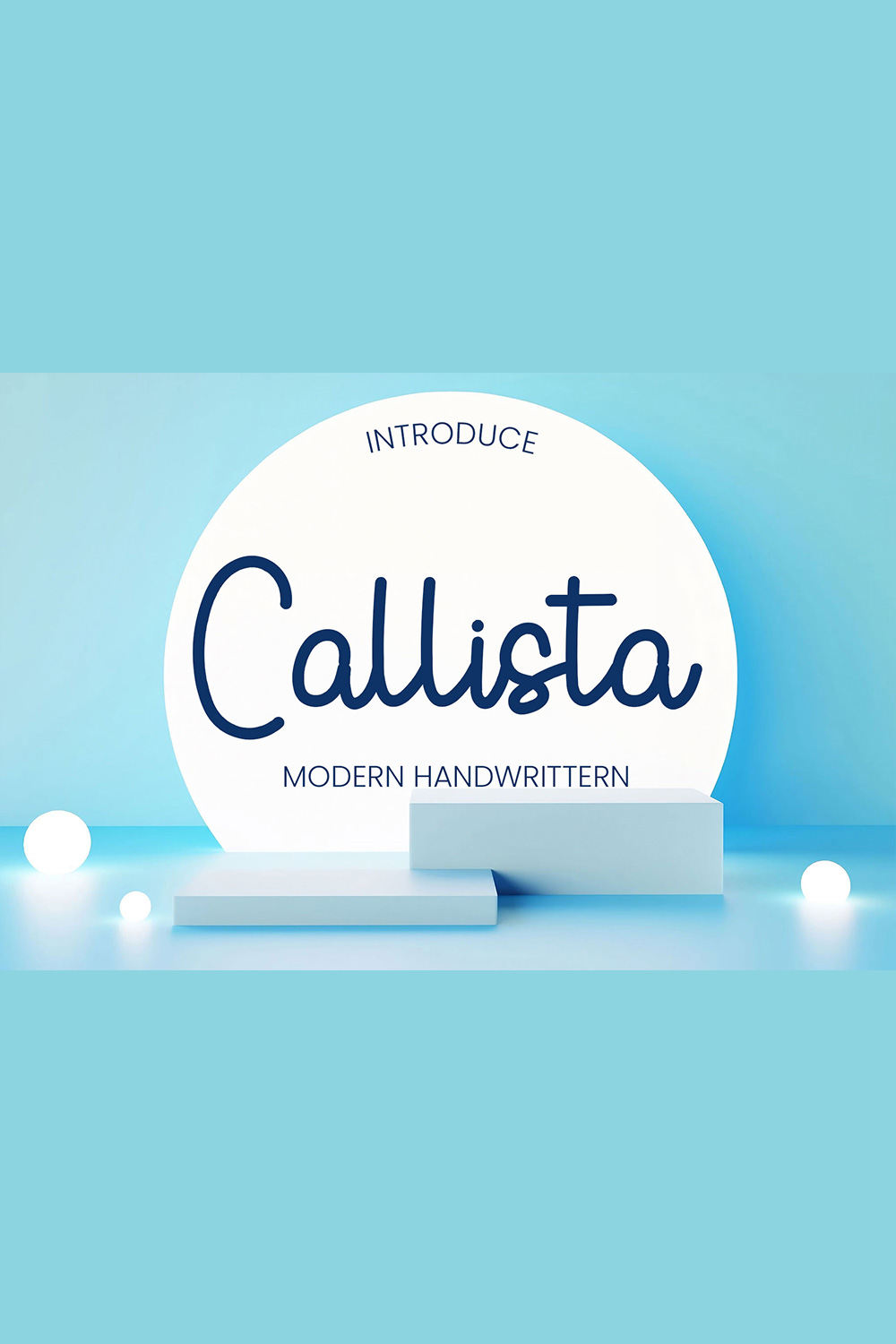An image with text showing off the gorgeous Callista font