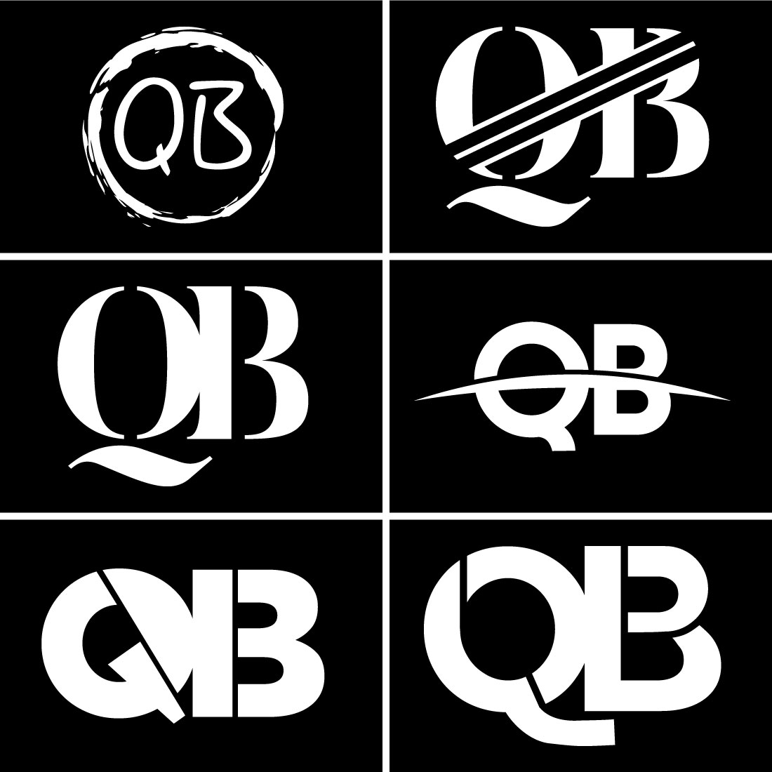 Initial Letter Q B Logo Design Vector Template. Graphic Alphabet Symbol For Corporate Business Identity cover image.