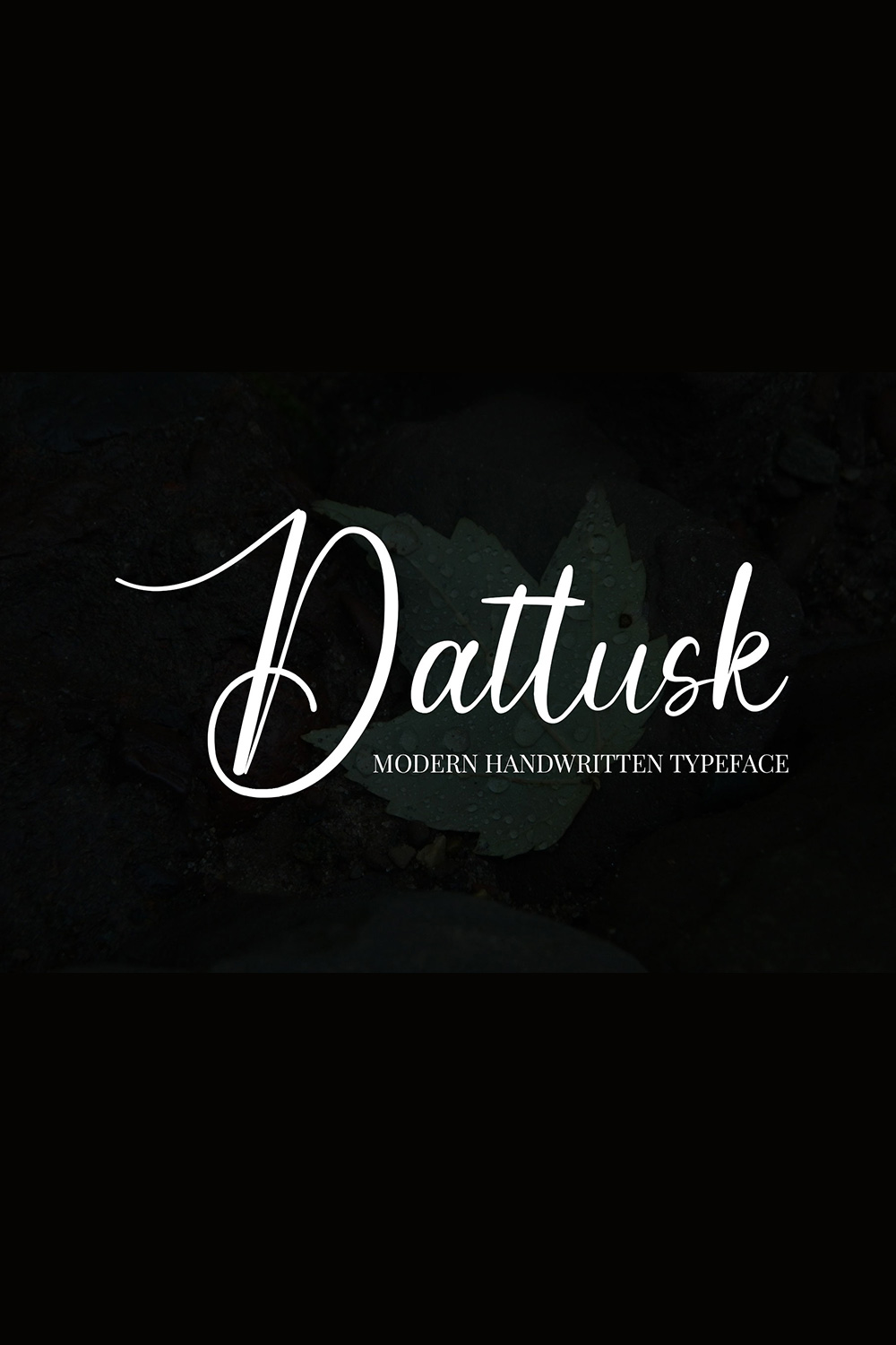An image with text showing the exquisite Dattusk font