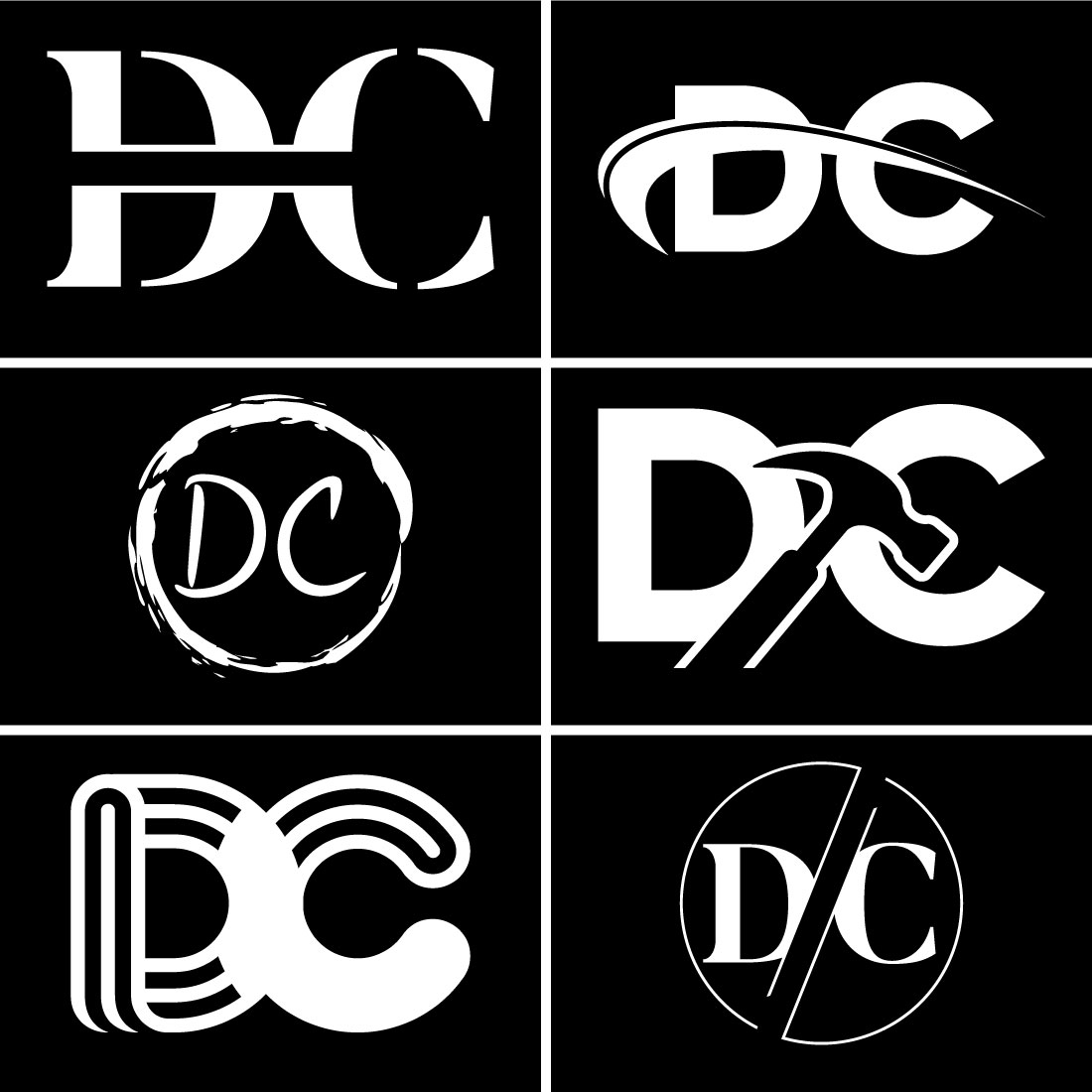 Initial letters cd, dc monogram logo design with creative style posters for  the wall • posters vector, typography, trendy | myloview.com