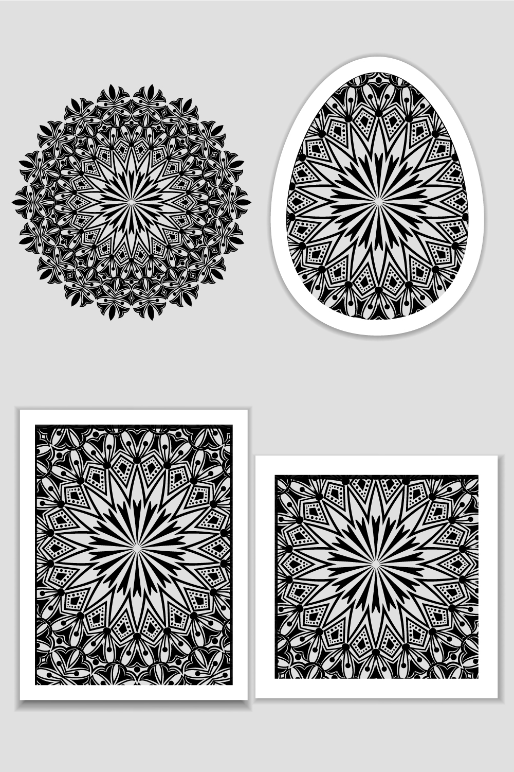 Luxury Ornament Template. Great For Invitation, Flyer, Menu, Brochure, Postcard - Pinterest.