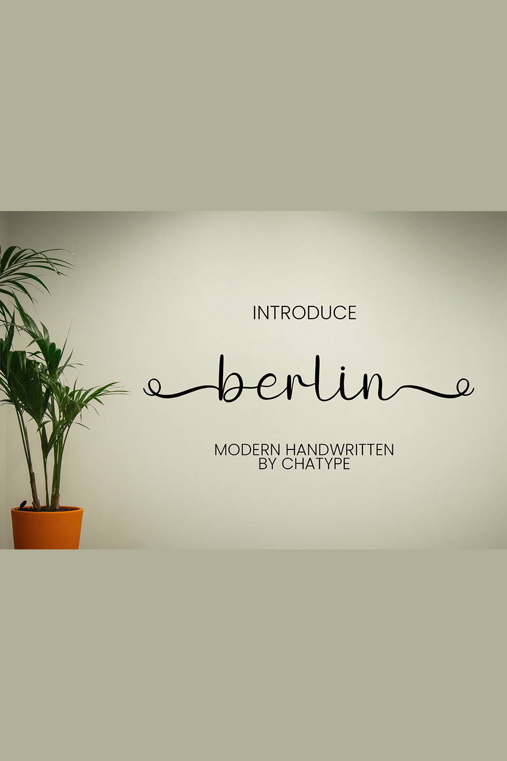 An image with text showing the awesome Berlin typeface
