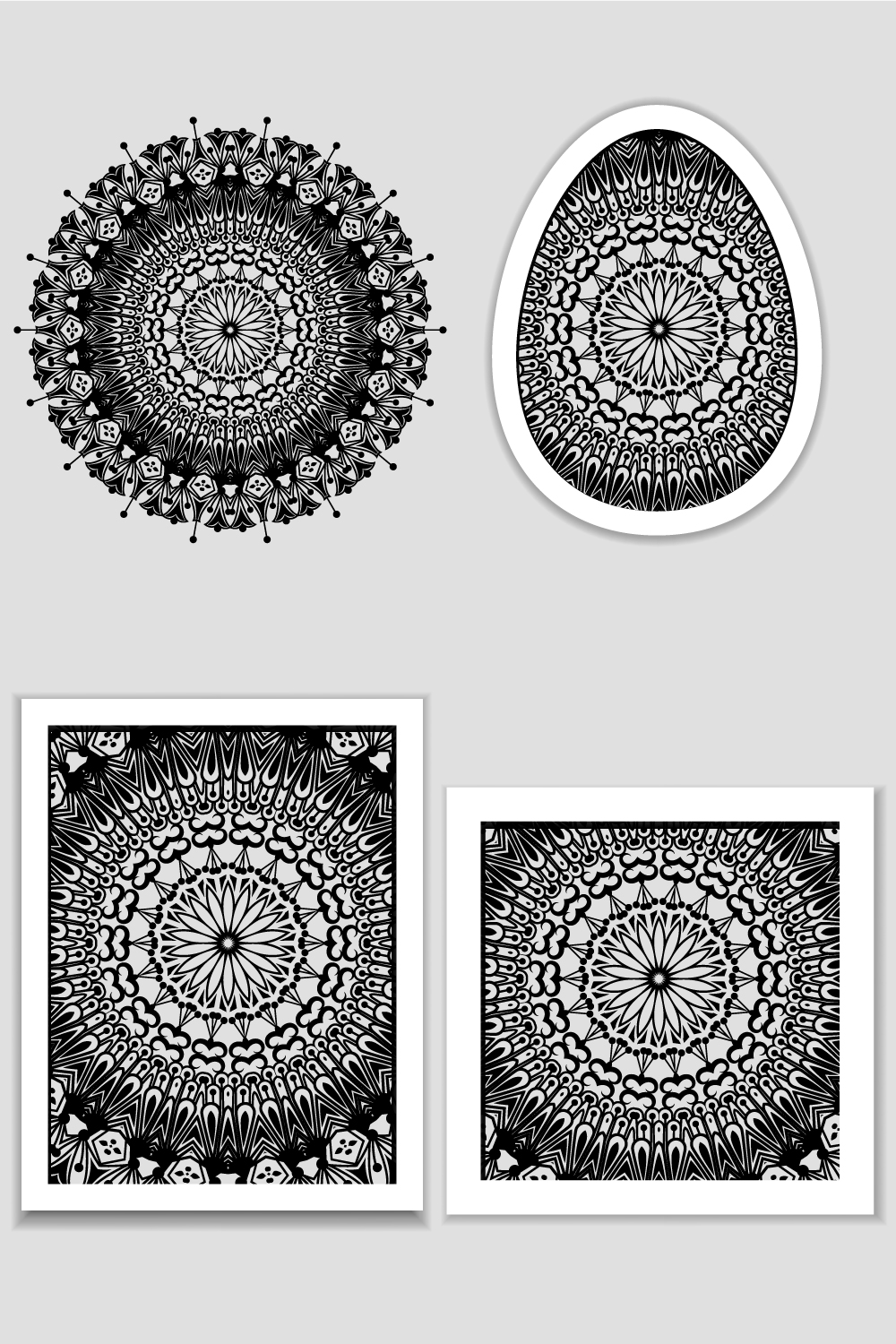 Mandala Background. Vintage Decorative Elements - Pinterest.