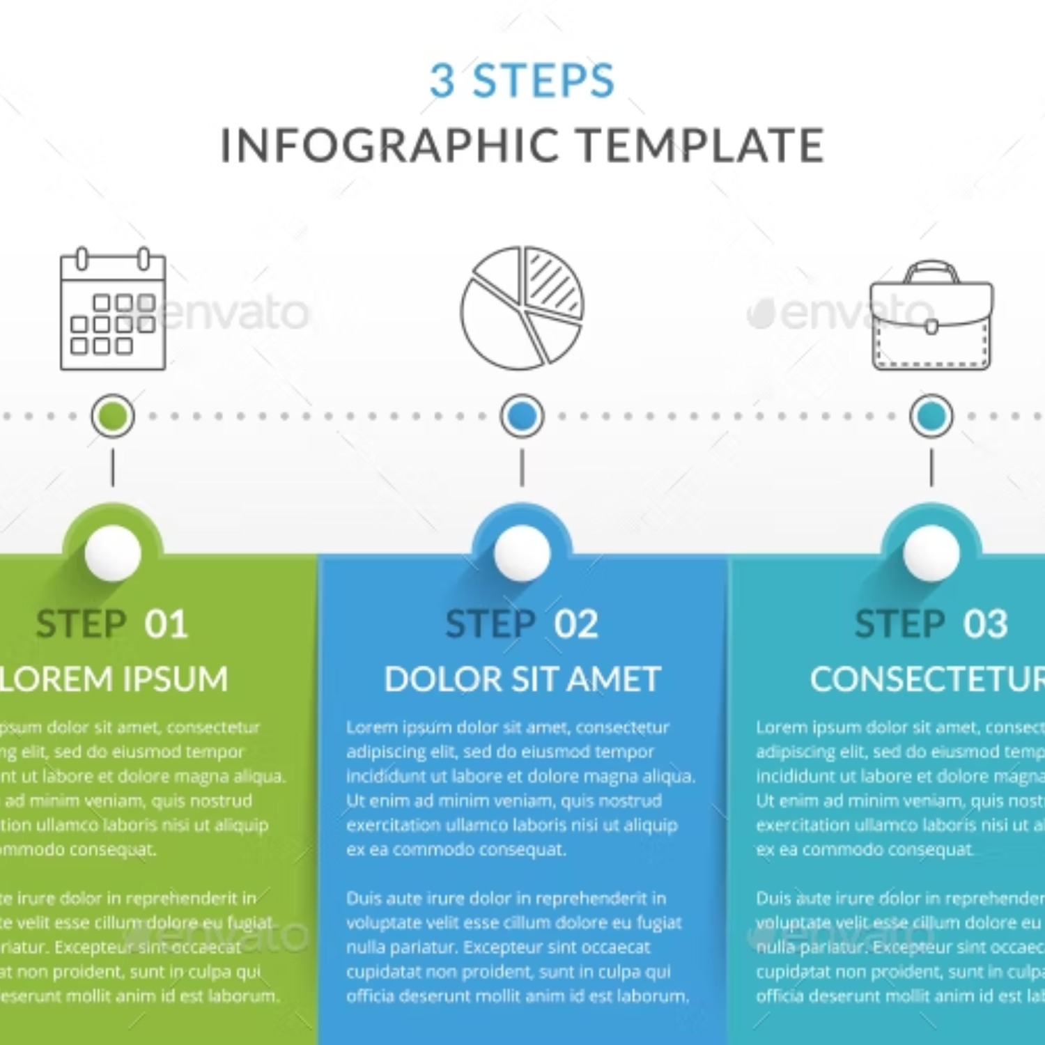 3 Steps - Infographic Template Main Cover.