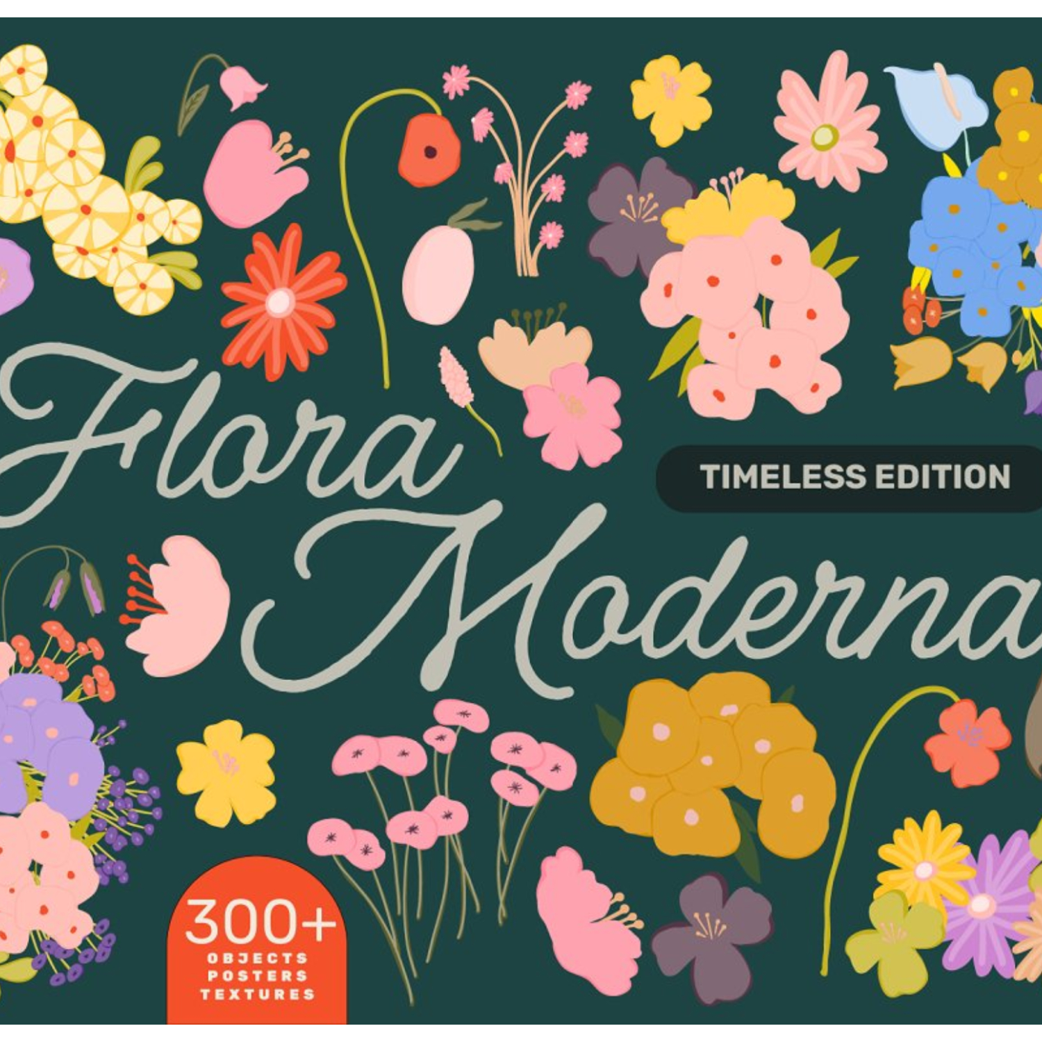 300+ Flora Moderna Vector Clipart.