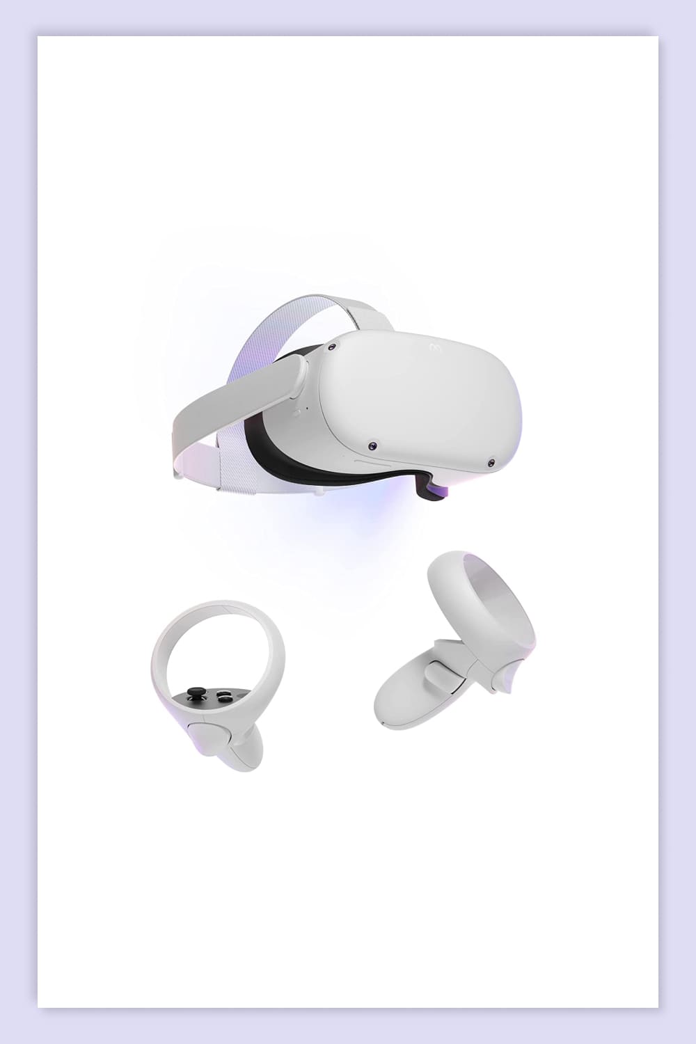 White VR Headset.