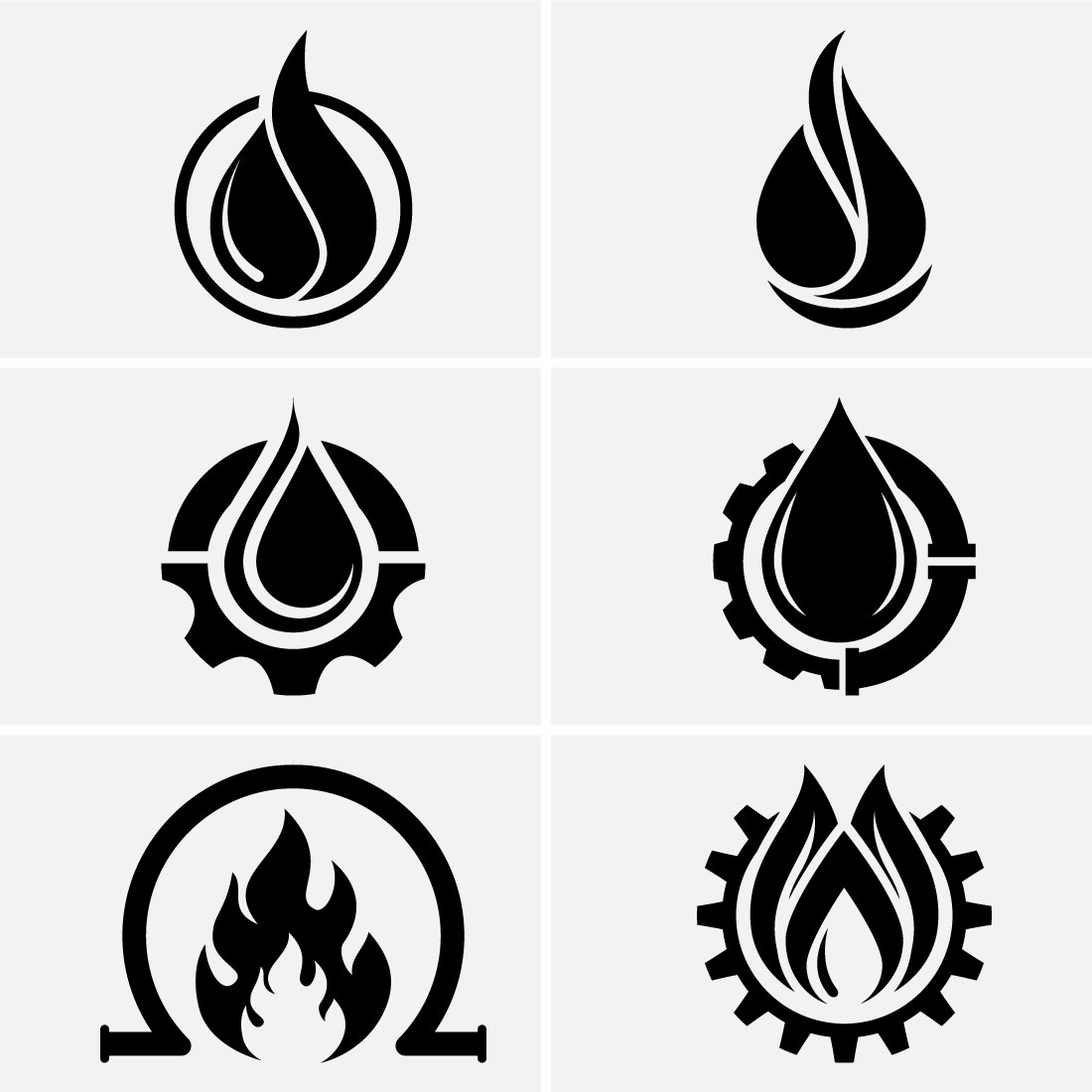 Flame Logo Fire Icon, Oil And Gas Industry Sign Symbol, 56% OFF