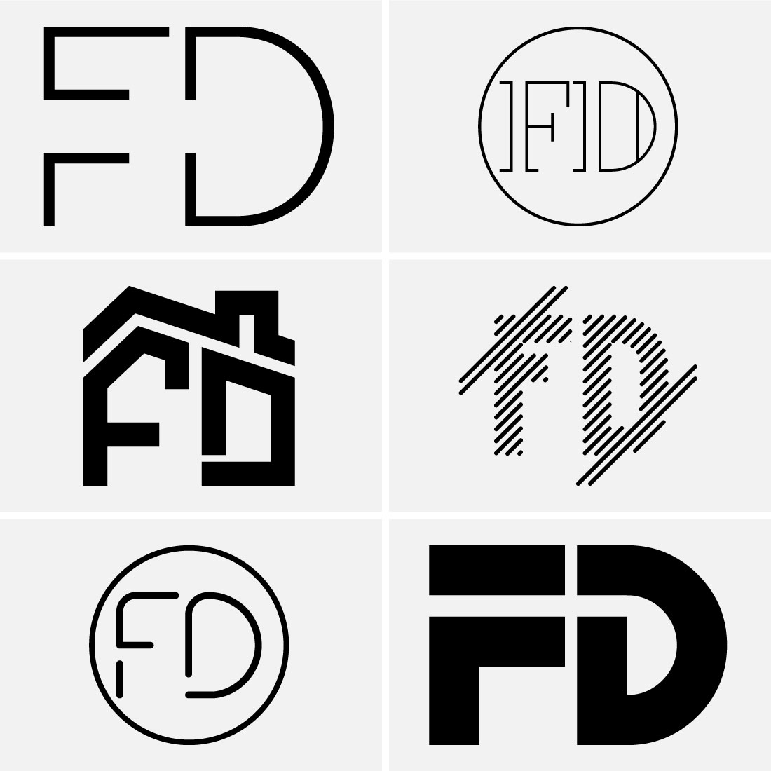 FD Logo monogram with triangle and hexagon modern design template isolated  on white background Stock Vector Image & Art - Alamy