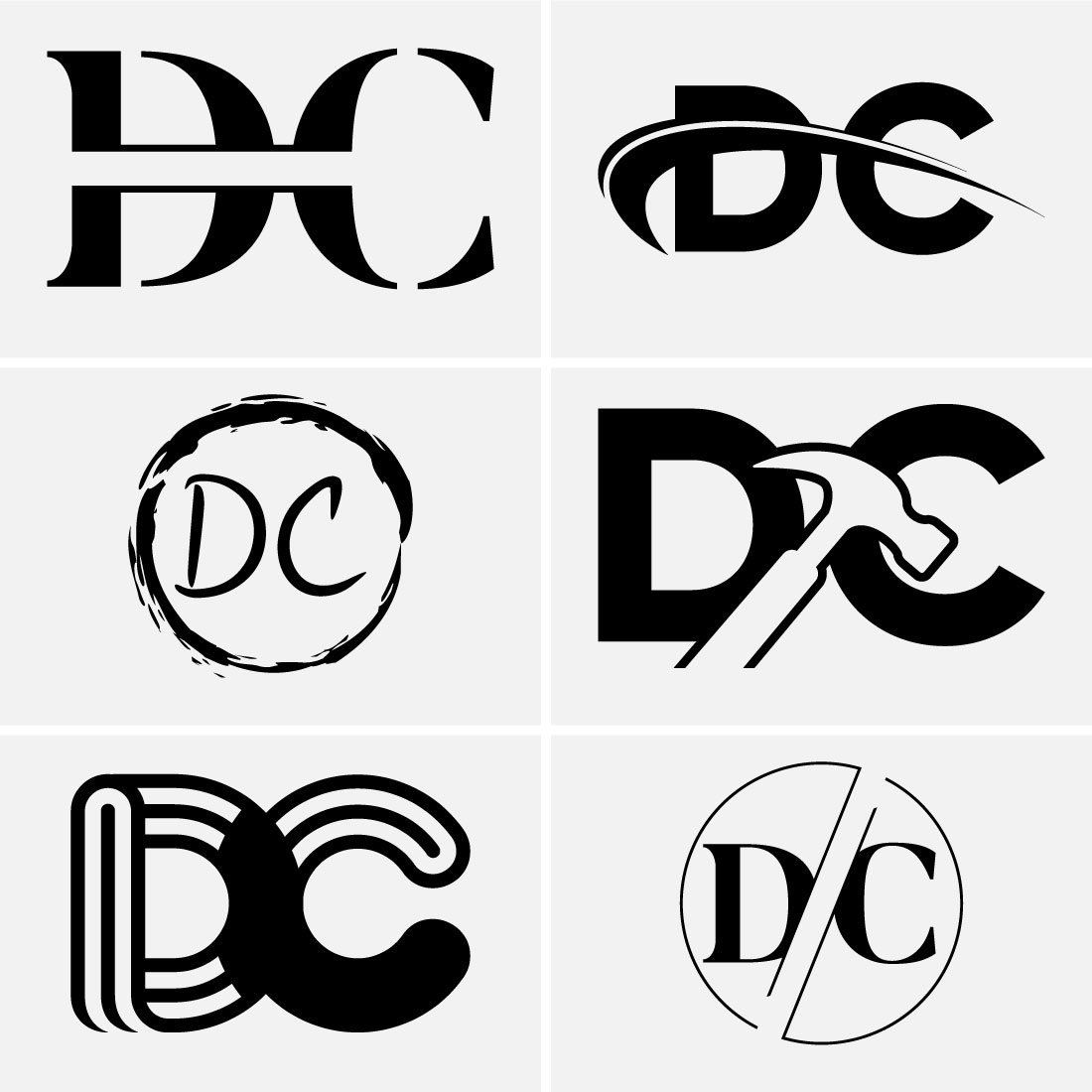 DC logo letter logo app icon | Logo design app, Letter logo design, Letter  logo