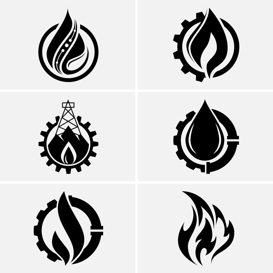 flame logo vector