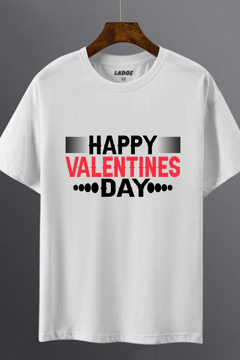 T-shirt Valentines Day Design pinterest image.