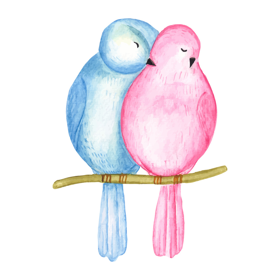 So nice lovely bird couple.