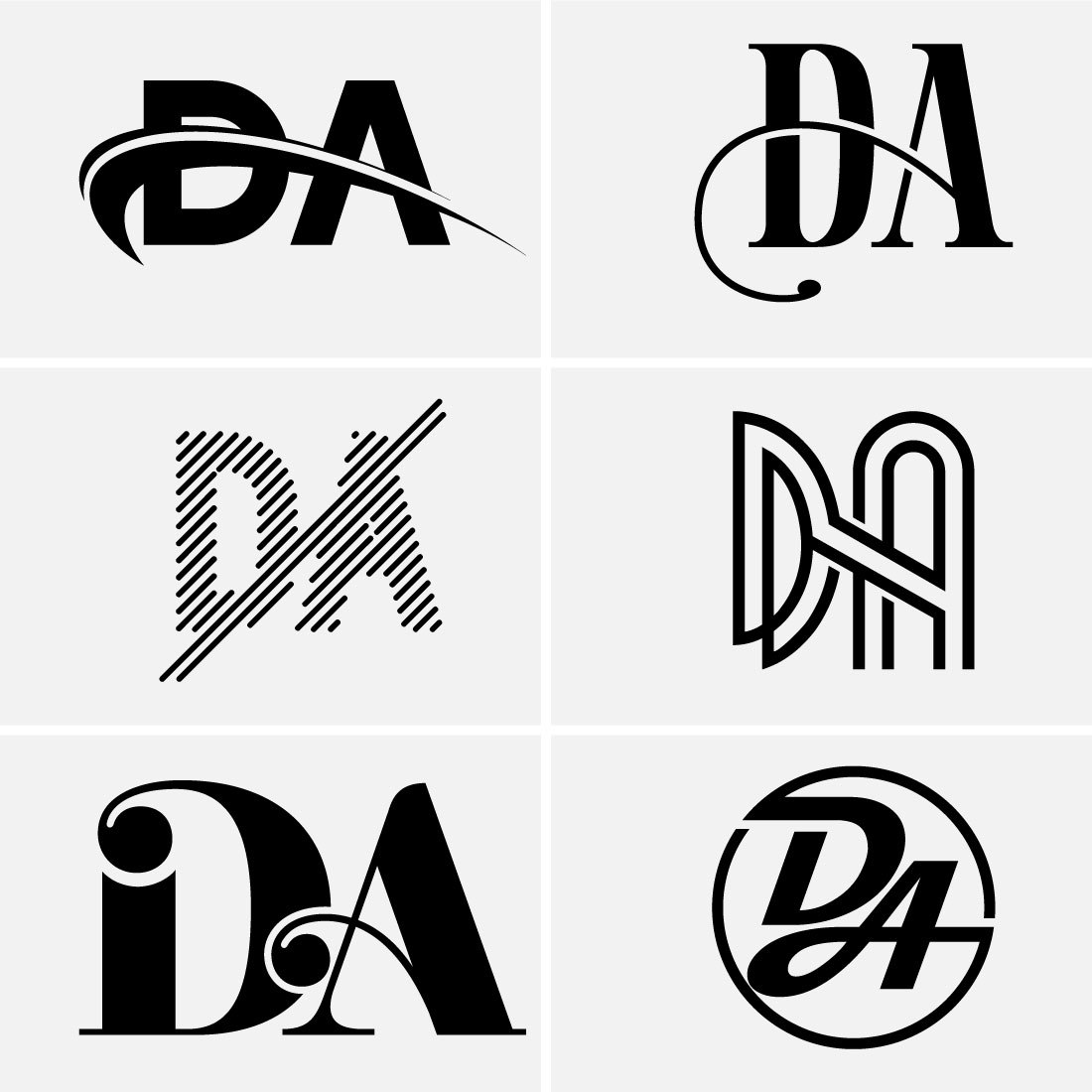 AD DA Logo Design Vector Graphic by xcoolee · Creative Fabrica
