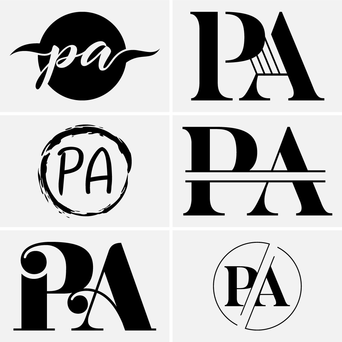 Pa Initial Luxury Ornament Monogram Logo Stock Vector (Royalty Free)  343374821 | Shutterstock | Monogram logo, Wedding logo monogram, Logo design