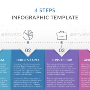 4 Steps - Infographic Template – MasterBundles