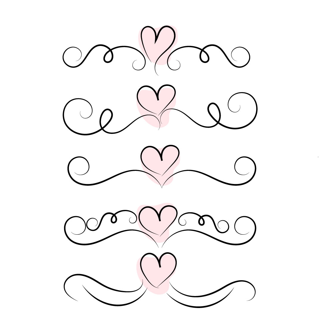 Love Ornament SVG Bundle main cover