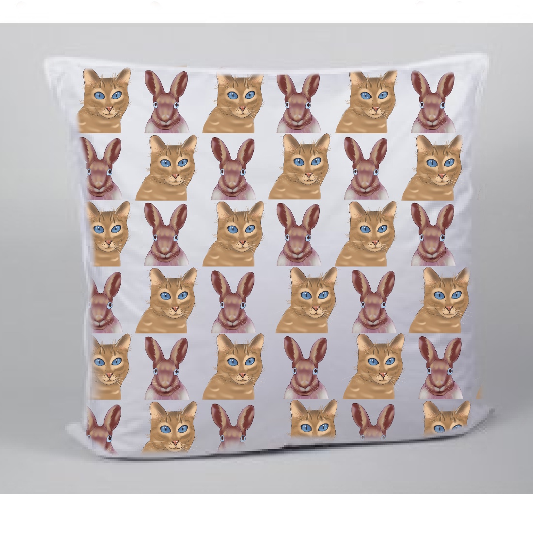 Patterns Cat Or Rabbit Cat and Rabbit Patterns Design - MasterBundles