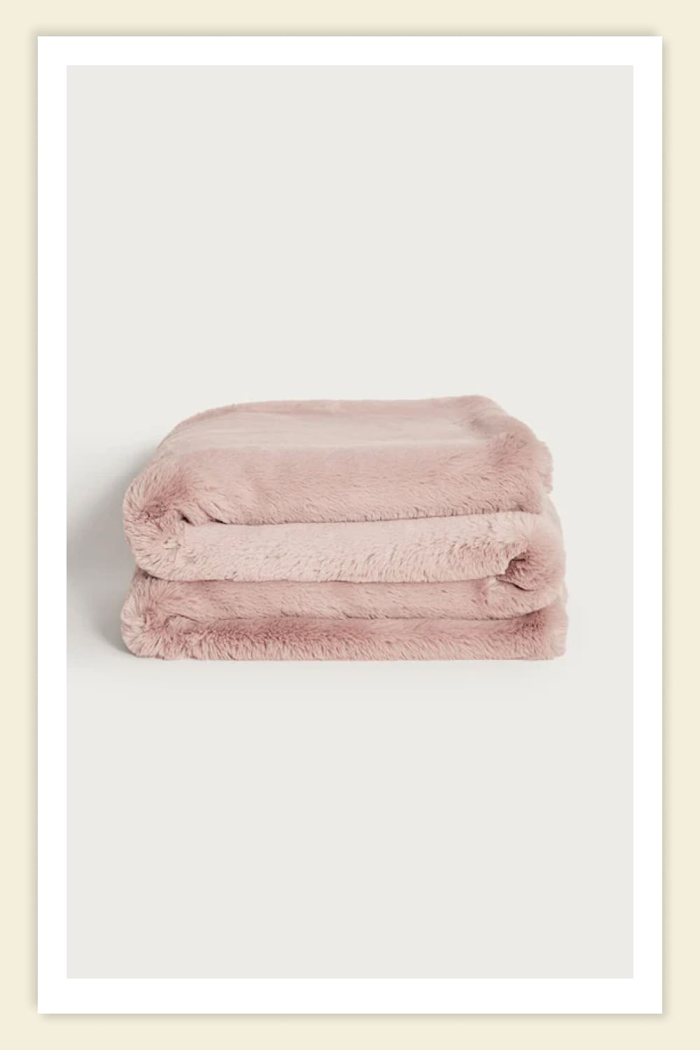 Pink super soft blanket.