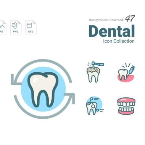 47 Dental Icon Collection Main Cover.