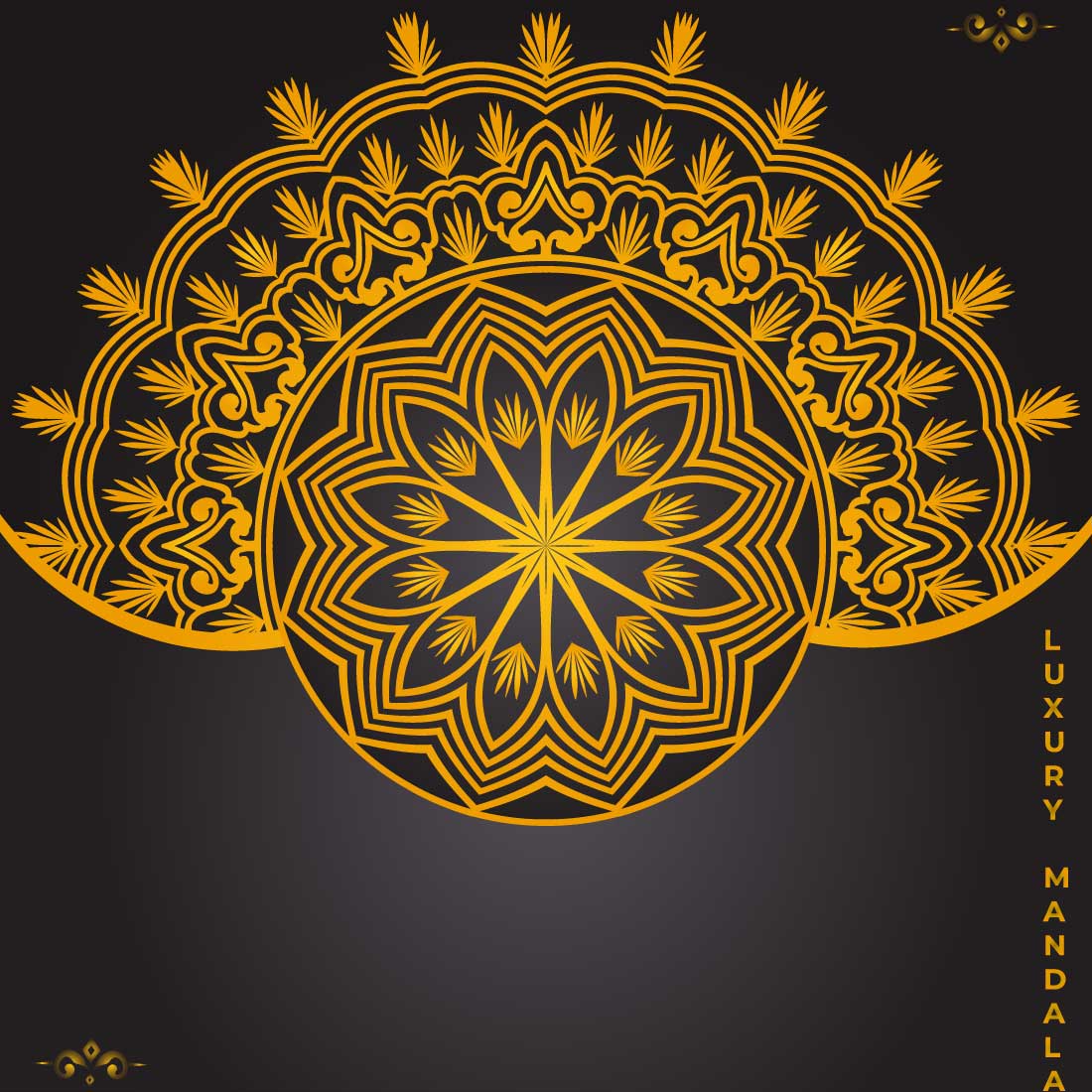 Luxury Mandala Background Design main cover