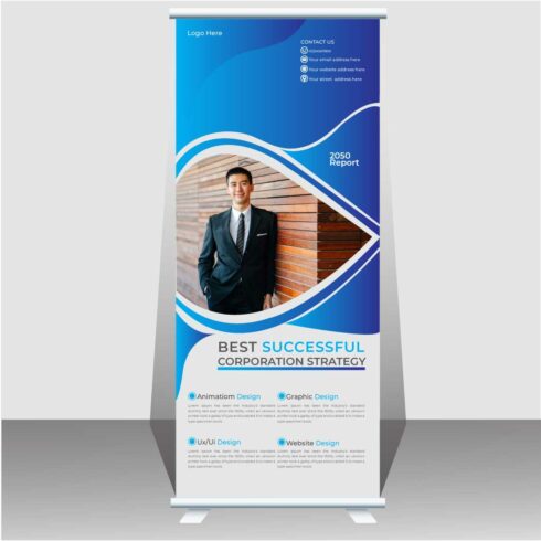 Corporate Business Roll Up Banner main cover