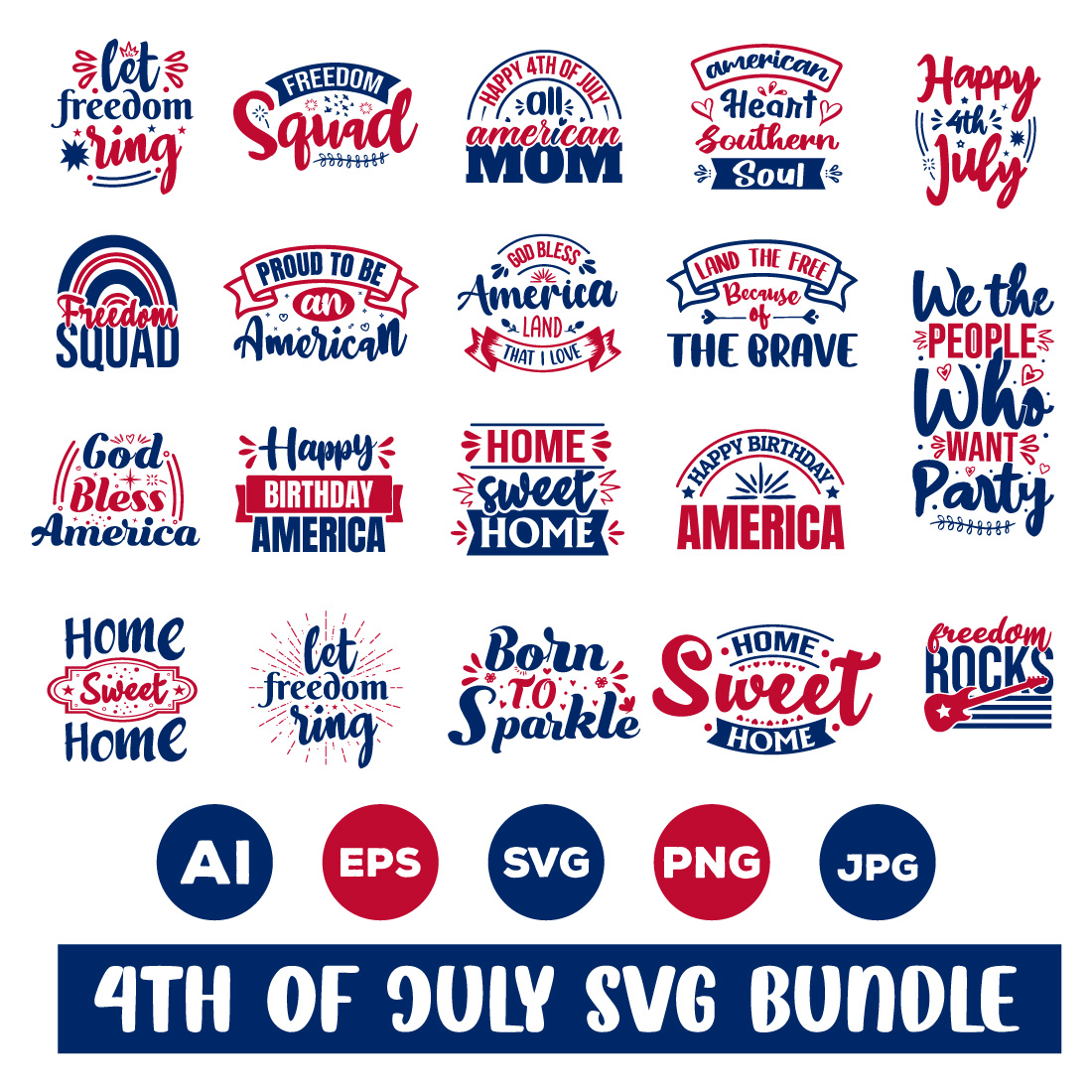 4th of July SVG Bundle.